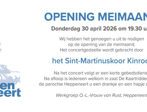 Opening meimaand
